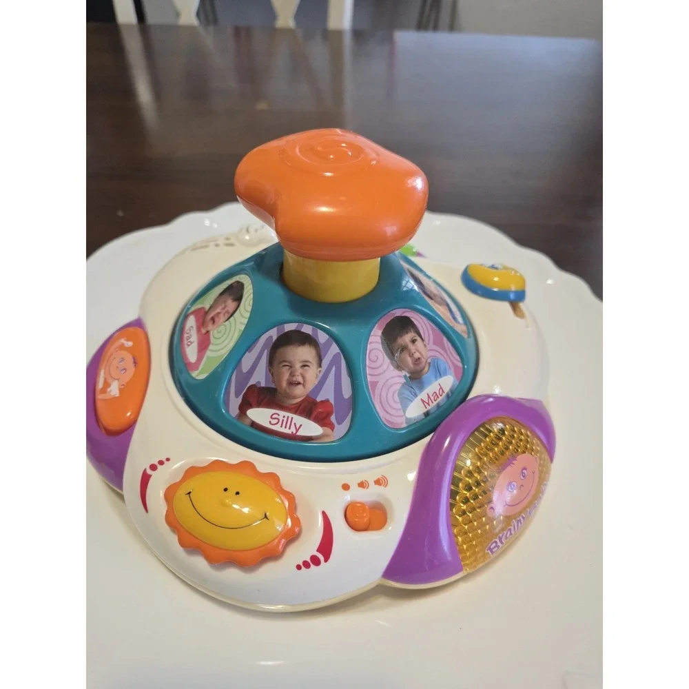 VTech Baby BrainyWorks Right Brain Baby Face spin toy
